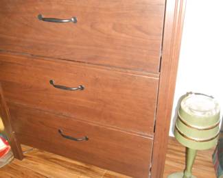 Cabinet and Smoking Stand