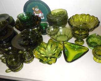 more Green Glassware
