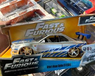 Fast and Furious memorabilia and cars