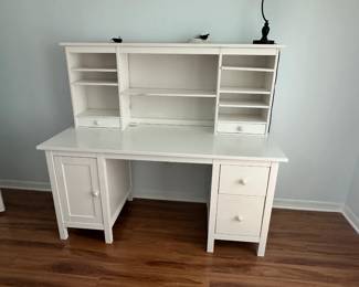 White Wood Desk 61x29 $100