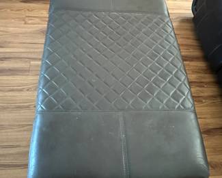 Matching Leather Ottoman 49x30 $150