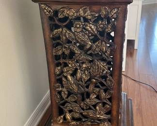 Ornate Pedestal/plant Stand 35" Tall, at top 15", at Bottom 18" $100
