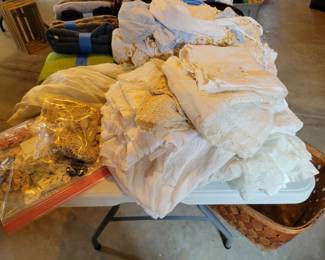 vintage linens and laces