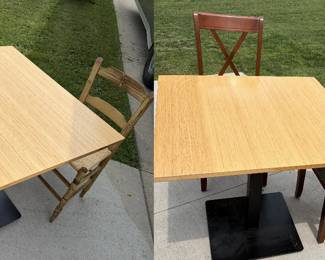 2 "restaurant" tables