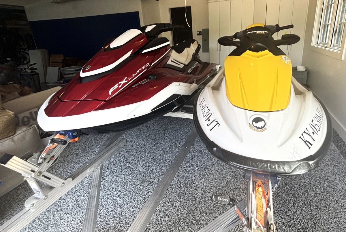 BUY IT NOW! $17,000.00. A 2019 Yamaha FX Limited Waverunner Jet ski & 2007 Seadoo GT1, 4Tec, Jet ski, includes 2019 Triton trailer.