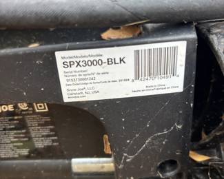 BUY IT NOW! $100.00. Sunjoe SPX3000 BLK Electric power washer. Call Jan at 314 960-5700.
