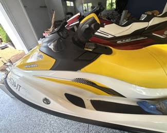 BUY IT NOW! $17,000.00.  A 2019 Yamaha FX Limited Waverunner Jet ski & 2007 Seadoo GT1, 4Tec, Jet ski, includes 2019 Triton trailer.
