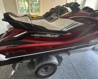 BUY IT NOW! $17,000.00.  A 2019 Yamaha FX Limited Waverunner Jet ski & 2007 Seadoo GT1, 4Tec, Jet ski, includes 2019 Triton trailer.