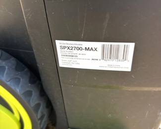 BUY IT NOW! $100.00. Sunjoe SPX2700  Electric pressure washer. Call Jan at 314 960-5700.