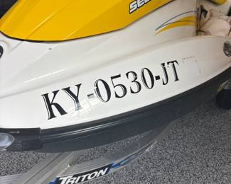 BUY IT NOW! $17,000.00.  A 2019 Yamaha FX Limited Waverunner Jet ski & 2007 Seadoo GT1, 4Tec, Jet ski, includes 2019 Triton trailer.