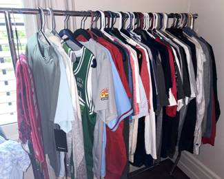 Variety of men's clothing.