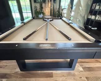 BUY IT NOW! Price Reduced! $1,500. AE Schmidt Co.  pool table. 44 x 88 Gallery Rustic black on Tulipwood. Bought new 2021 for $7,195.00. Call Jan at 314 960-5700.
