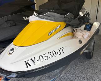BUY IT NOW! $17,000.00.  A 2019 Yamaha FX Limited Waverunner Jet ski & 2007 Seadoo GT1, 4Tec, Jet ski, includes 2019 Triton trailer.