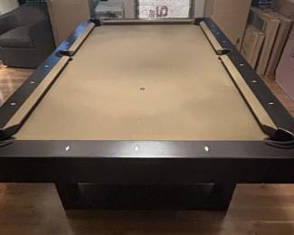 BUY IT NOW! $3,500. AE Schmidt Co. pool table. 44 x 88 Gallery Rustic black on Tulipwood. Bought new 2021 for $7,195.00. Call Jan at 314 960-5700.