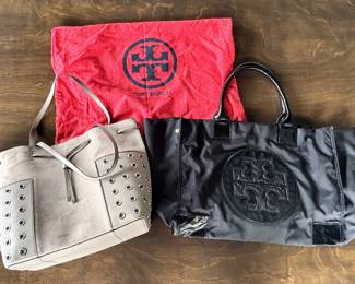 Tory Burch handbags.