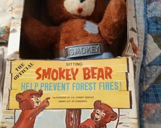 Vintage Smokey Bear w/Original Box