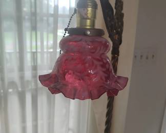 Cranberry Shade Floor Lamp