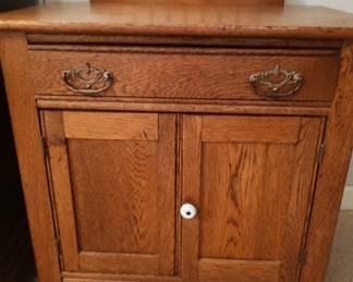 Antique Oak Washstand