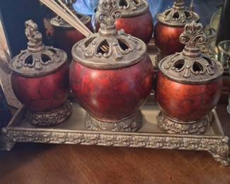Vintage Tuscan Stye Containers