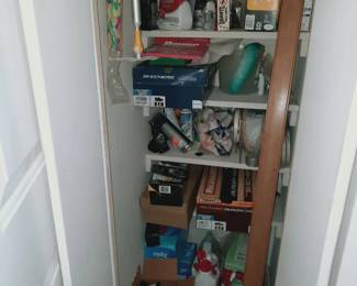 Back Closet Cleaning Supplies