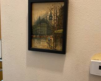 Impasto City Scape