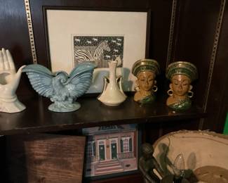 African women Head vases