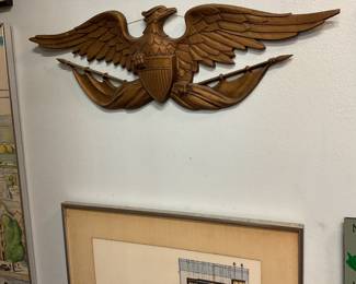 Eagle wall plaque
