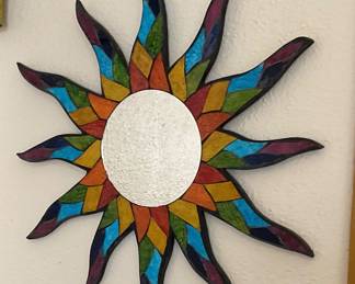 Brilliant colors sun figure