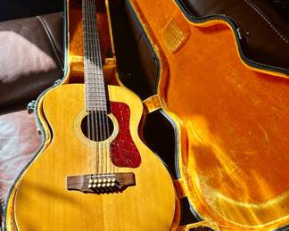 1972 Twelve String Guild Guitar and case