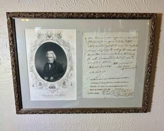 Presidential document and signature