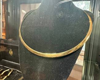 18k gold necklace