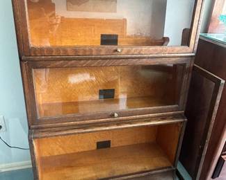 Antique Viking stacking barrister bookcase