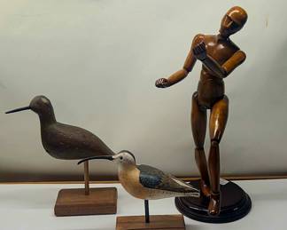 Decoy by Louis Baricelow (NJ) ca. 1890, newer decoy, art model