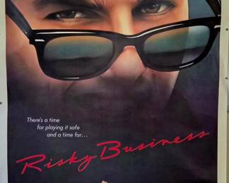 Original unfolded movie poster from 1983