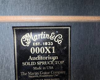 Martin 000X1 Auditorium Acoustic Guitar