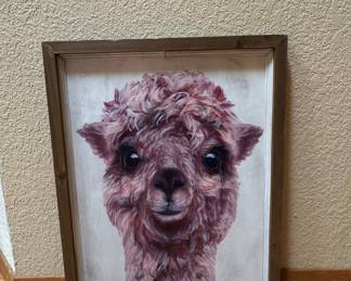 Dina Perejogina 'Suri Alpaca II' Framed Art Print