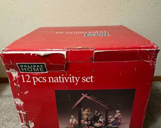 Holiday Home 12-Piece Nativity Set