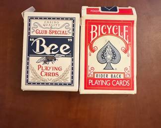 Bee Club Special and Bicycle Rider Back Playing Cards - Casino Decks