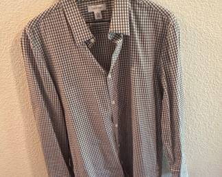 Calvin Klein Men's Gingham Button-Down Shirt
