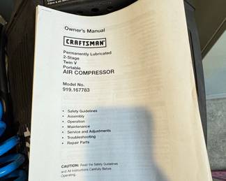 Craftsman 919.167783 2-Stage Portable Air Compressor