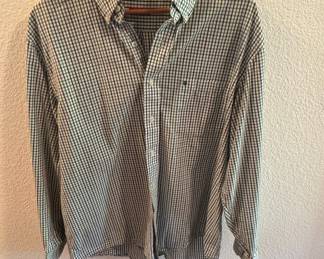 Izod Button-Down Checkered Shirt