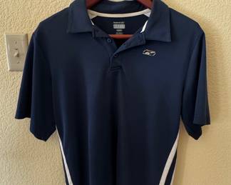 Reebok PlayDry Performance Polo Shirt with Dual Stripe Accent