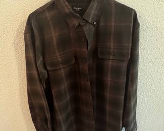 Haggar Men's Plaid Flannel Shirt