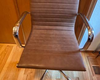 LUXMOD Mid Back Office Chair with Armrest