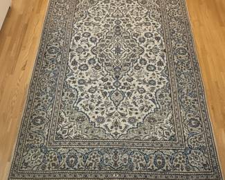 Hand-Knotted Nain Persian Area Rug