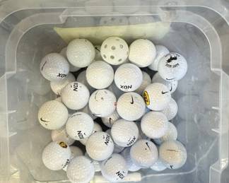 Mixed Golf Club Set with Bag and Golf Balls