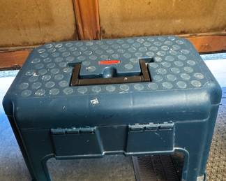 Rubbermaid Step Stool Tool Box