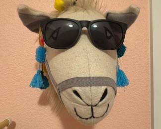 Plush Llama Wall Decor