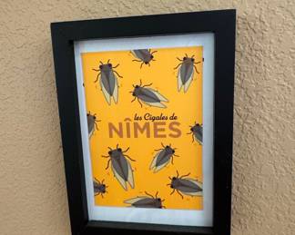 Les Cigales de Nîmes Framed Print