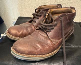 Clarks Edgewick Mid Casual Brown Leather Chukka Boots